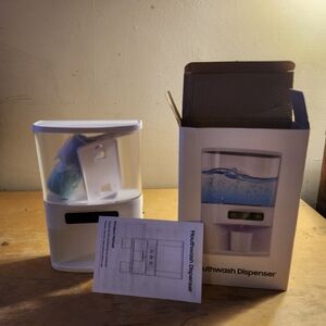 Automatic Mouthwash Dispenser 550ml SG1 Touchless IPX7 Rechargeable W/ 2 Cups